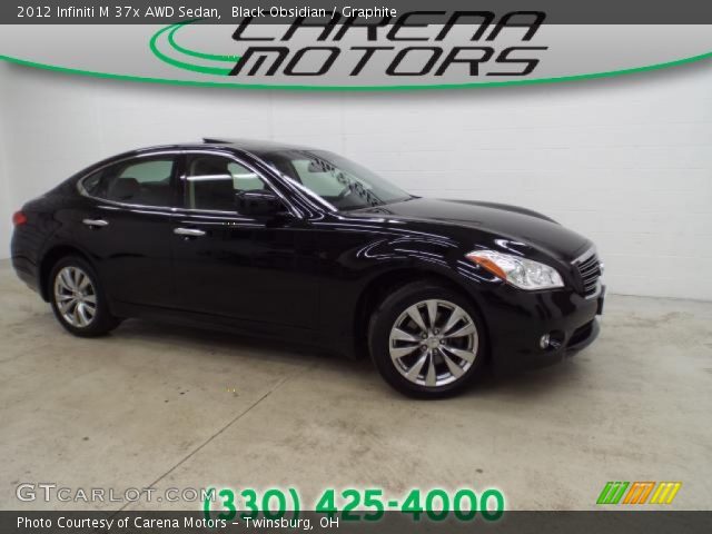 2012 Infiniti M 37x AWD Sedan in Black Obsidian