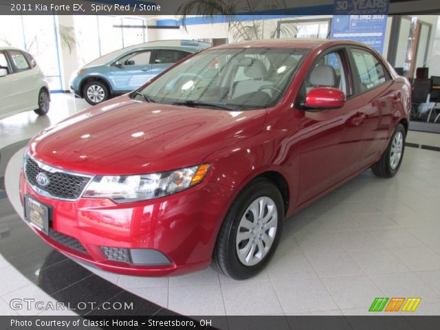 2011 Kia Forte EX in Spicy Red