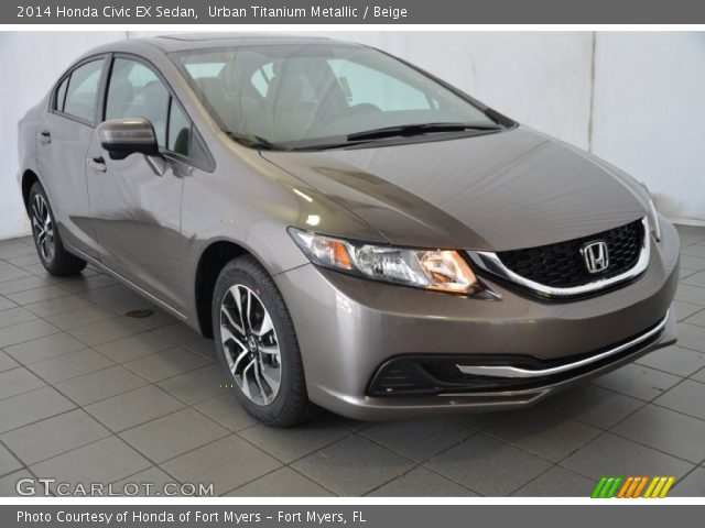 2014 Honda Civic EX Sedan in Urban Titanium Metallic