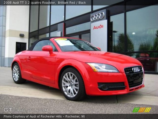2008 Audi TT 3.2 quattro Roadster in Brilliant Red