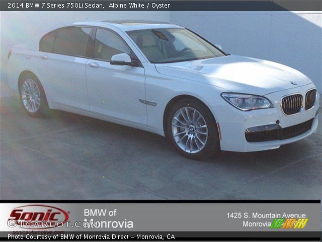 2014 BMW 7 Series 750Li Sedan in Alpine White