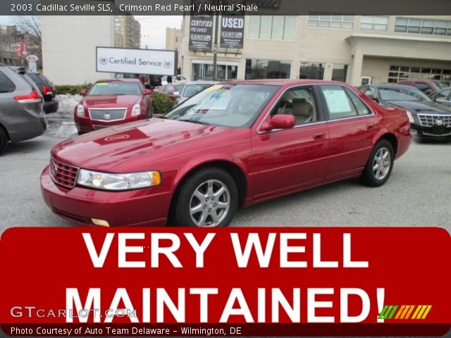 2003 Cadillac Seville SLS in Crimson Red Pearl