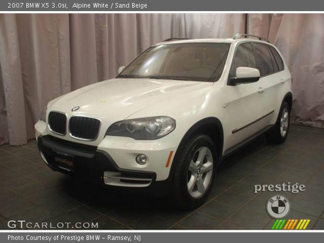 2007 BMW X5 3.0si in Alpine White