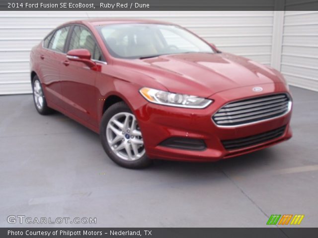 2014 Ford Fusion SE EcoBoost in Ruby Red