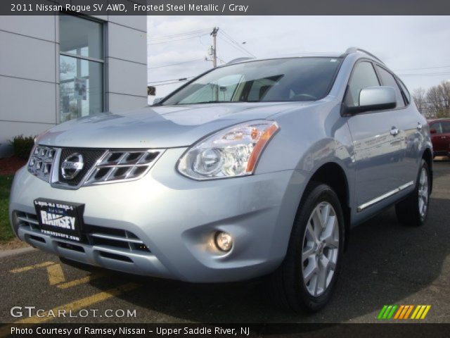 2011 Nissan Rogue SV AWD in Frosted Steel Metallic