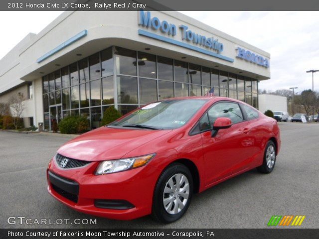 2012 Honda Civic LX Coupe in Rallye Red