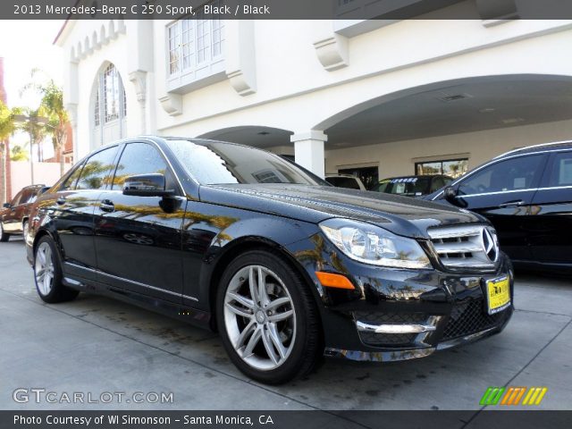 2013 Mercedes-Benz C 250 Sport in Black