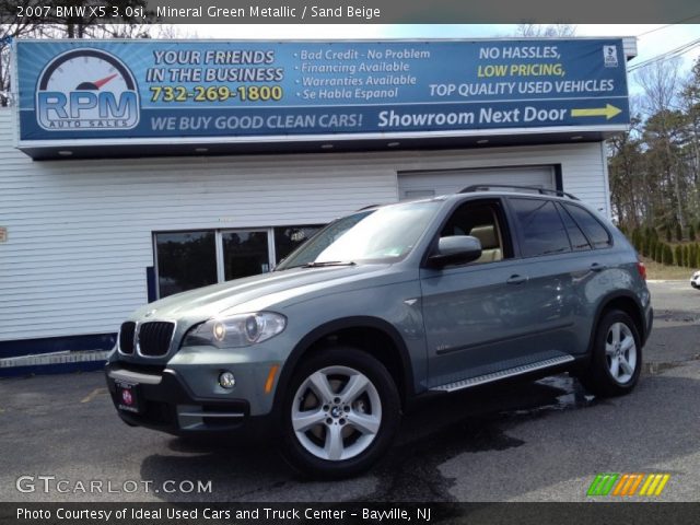 2007 BMW X5 3.0si in Mineral Green Metallic