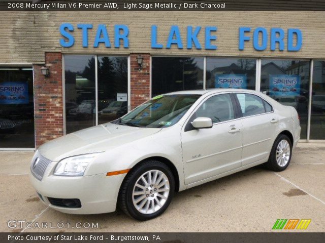 2008 Mercury Milan V6 Premier AWD in Light Sage Metallic