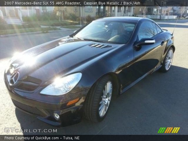 2007 Mercedes-Benz SLK 55 AMG Roadster in Caspian Blue Metallic