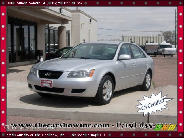2008 Hyundai Sonata GLS in Bright Silver