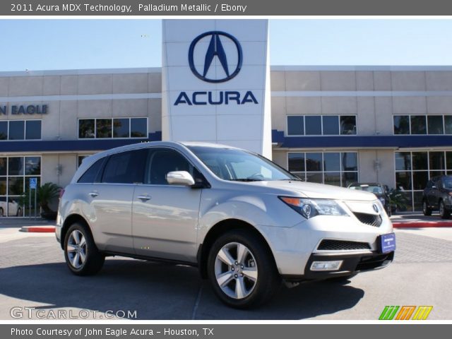 2011 Acura MDX Technology in Palladium Metallic