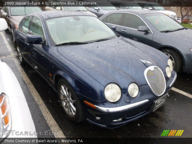 2000 Jaguar S-Type 4.0 in Sapphire Blue