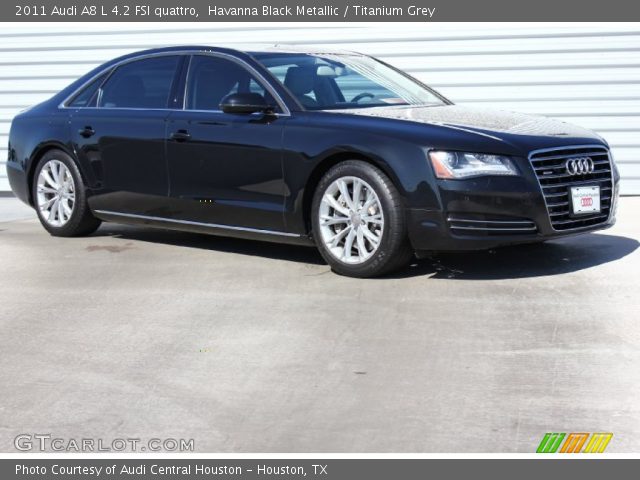 2011 Audi A8 L 4.2 FSI quattro in Havanna Black Metallic