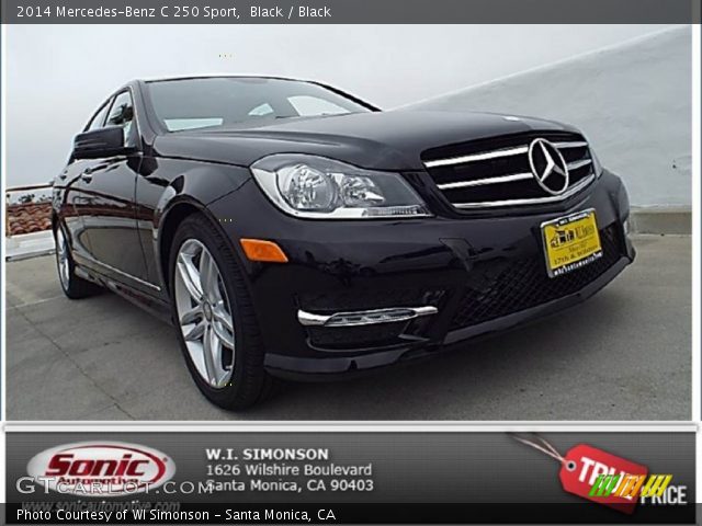 2014 Mercedes-Benz C 250 Sport in Black