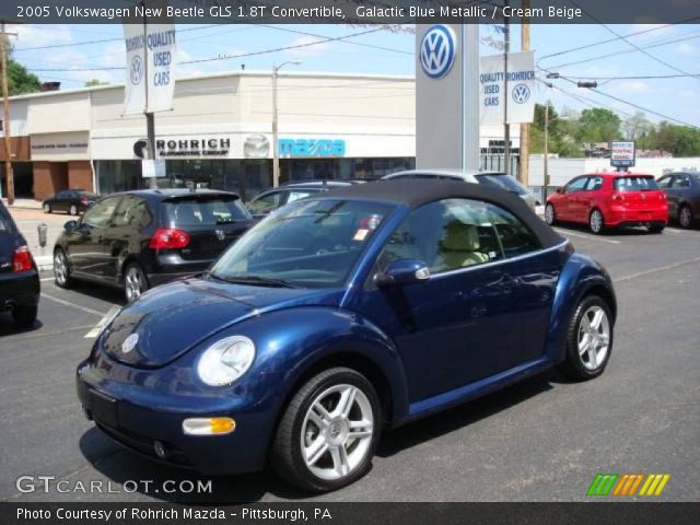 2005 Volkswagen New Beetle GLS 1.8T Convertible in Galactic Blue Metallic