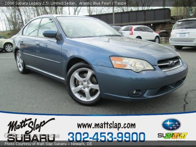 2006 Subaru Legacy 2.5i Limited Sedan in Atlantic Blue Pearl