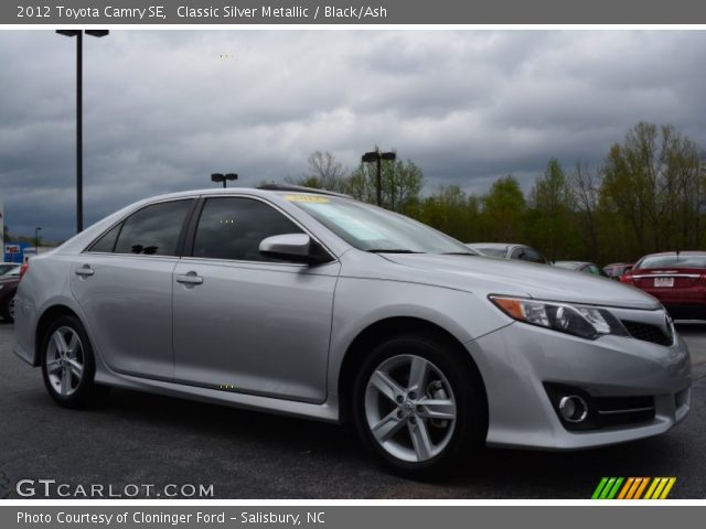 2012 Toyota Camry SE in Classic Silver Metallic