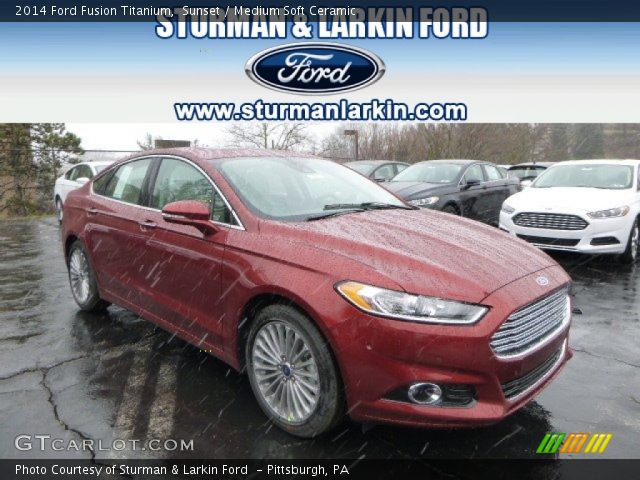 2014 Ford Fusion Titanium in Sunset