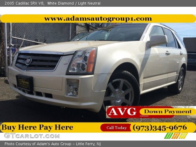 2005 Cadillac SRX V8 in White Diamond