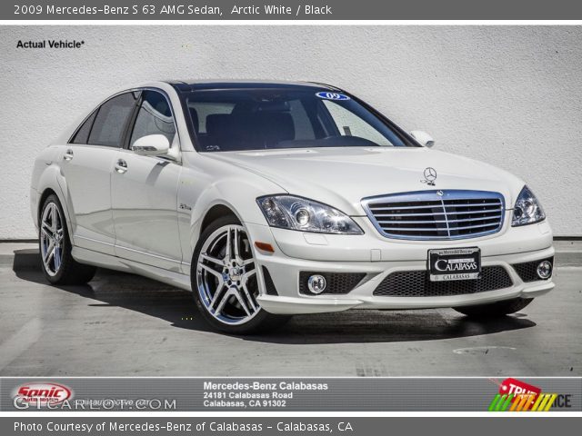 2009 Mercedes-Benz S 63 AMG Sedan in Arctic White