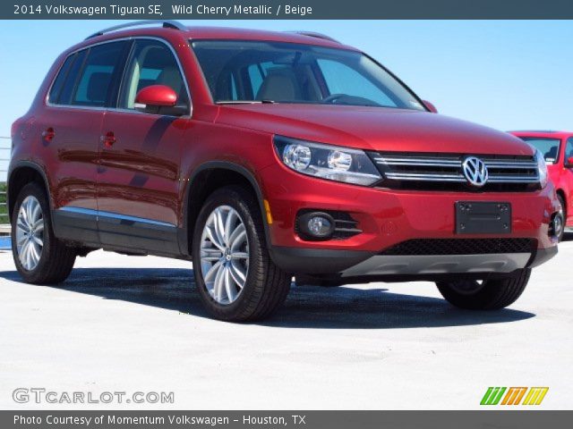 2014 Volkswagen Tiguan SE in Wild Cherry Metallic