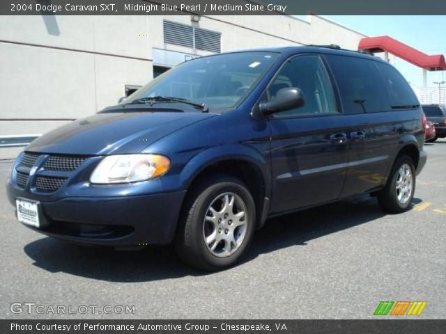 2004 Dodge Caravan SXT in Midnight Blue Pearl