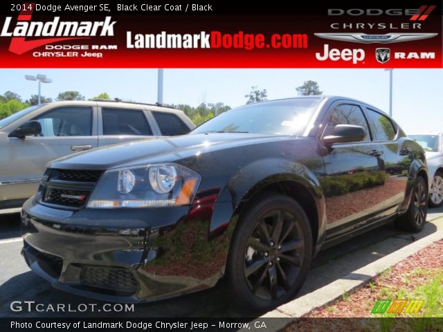 2014 Dodge Avenger SE in Black Clear Coat
