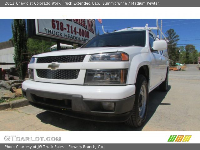 2012 Chevrolet Colorado Work Truck Extended Cab in Summit White