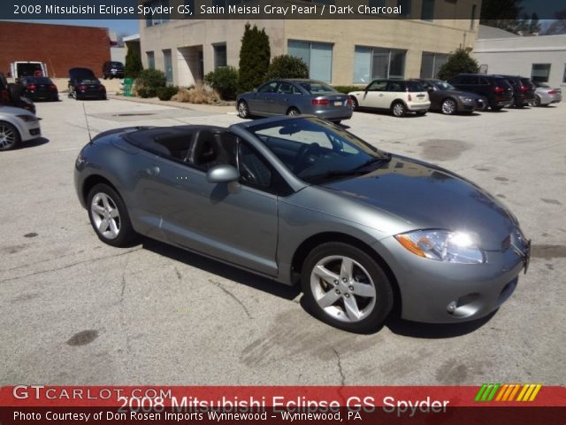 2008 Mitsubishi Eclipse Spyder GS in Satin Meisai Gray Pearl
