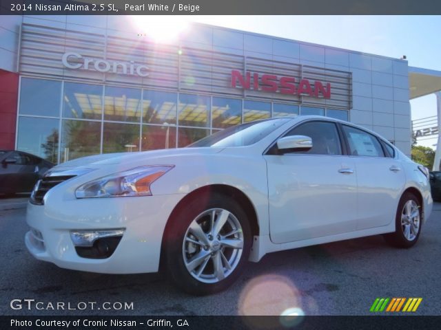 2014 Nissan Altima 2.5 SL in Pearl White
