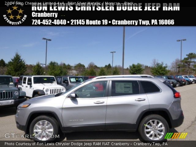 2014 Jeep Cherokee Limited 4x4 in Billet Silver Metallic