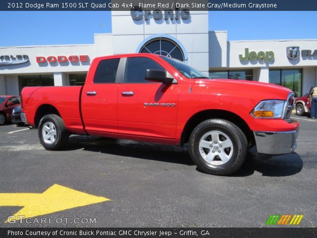 2012 Dodge Ram 1500 SLT Quad Cab 4x4 in Flame Red