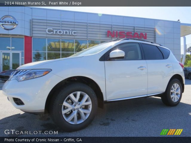 2014 Nissan Murano SL in Pearl White