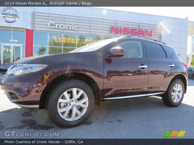 2014 Nissan Murano SL in Midnight Garnet