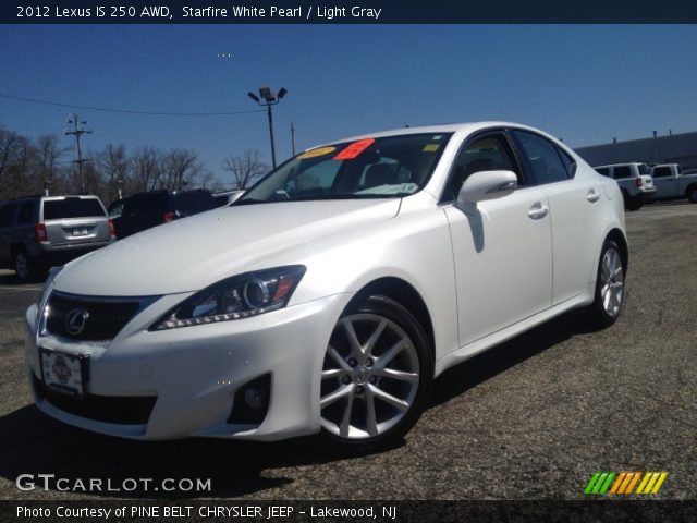 2012 Lexus IS 250 AWD in Starfire White Pearl