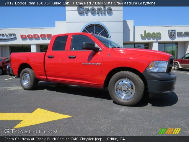 2012 Dodge Ram 1500 ST Quad Cab in Flame Red