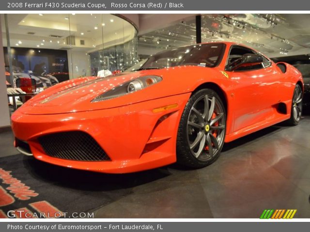 2008 Ferrari F430 Scuderia Coupe in Rosso Corsa (Red)