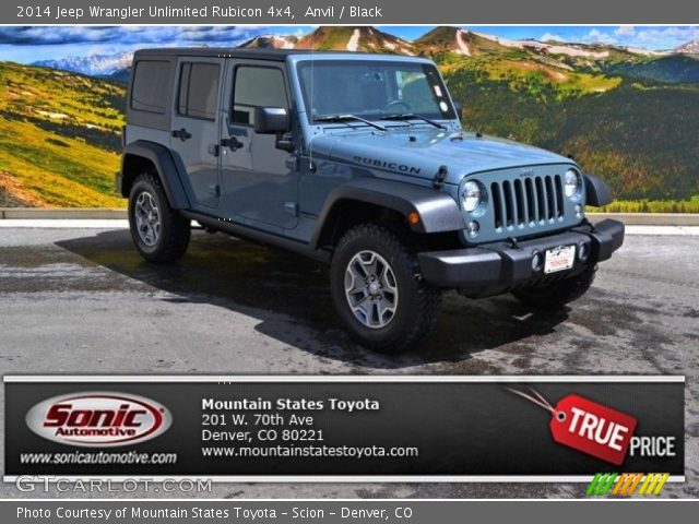 2014 Jeep Wrangler Unlimited Rubicon 4x4 in Anvil