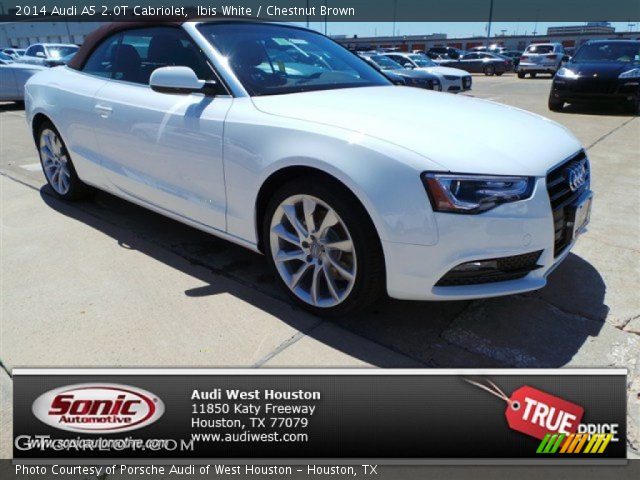 2014 Audi A5 2.0T Cabriolet in Ibis White