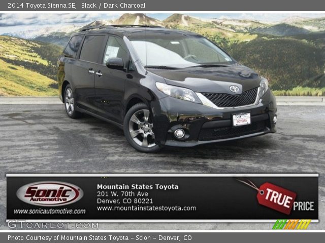 2014 Toyota Sienna SE in Black