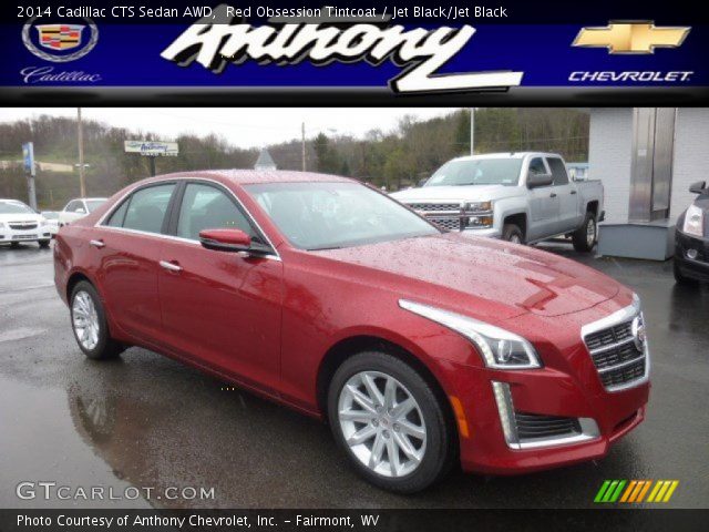 2014 Cadillac CTS Sedan AWD in Red Obsession Tintcoat