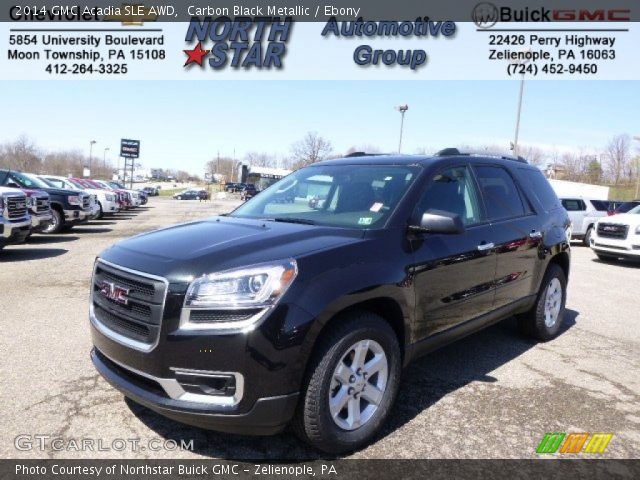 2014 GMC Acadia SLE AWD in Carbon Black Metallic