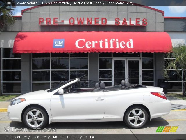 2004 Toyota Solara SLE V6 Convertible in Arctic Frost Pearl