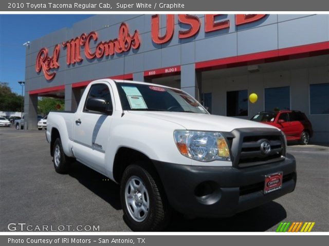 2010 Toyota Tacoma Regular Cab in Super White