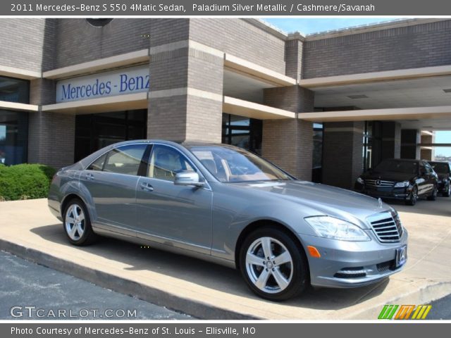 2011 Mercedes-Benz S 550 4Matic Sedan in Paladium Silver Metallic