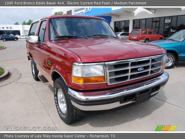 1995 Ford Bronco Eddie Bauer 4x4 in Electric Current Red Pearl
