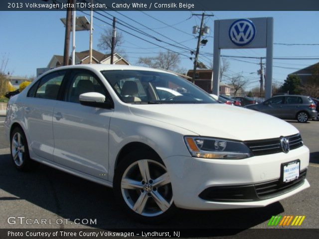 2013 Volkswagen Jetta TDI Sedan in Candy White