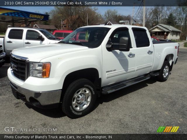 2010 GMC Sierra 2500HD SLE Crew Cab 4x4 in Summit White