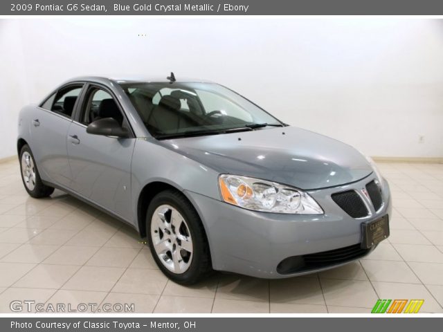 2009 Pontiac G6 Sedan in Blue Gold Crystal Metallic
